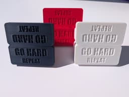 Freedom Collection — red, white & black adapter blocks stacked